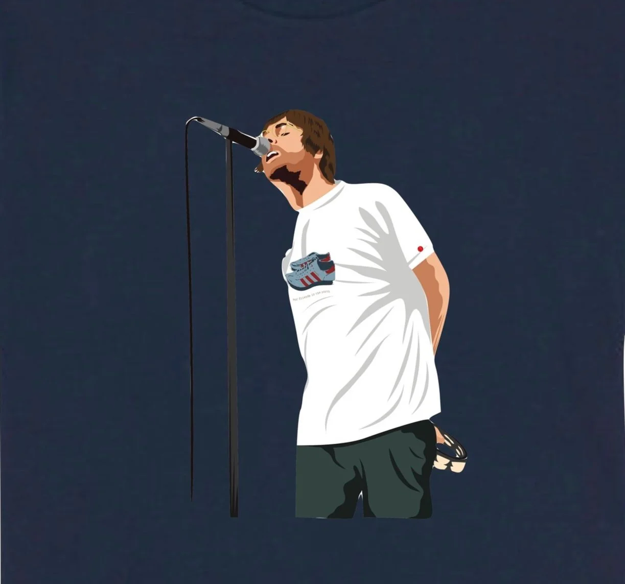 Liam Gallagher Tee Shirt Oasis New York 90s (As Worn By Liam